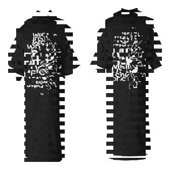 Music Speaks With Love Music Heart Musical Notes N Girl T-Shirt - Monsterry