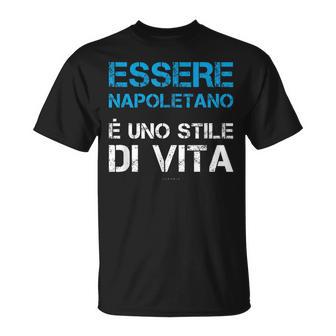 Napoletano Stile Diita Regalo Divertente Napoli Maglietta - Novitaregali