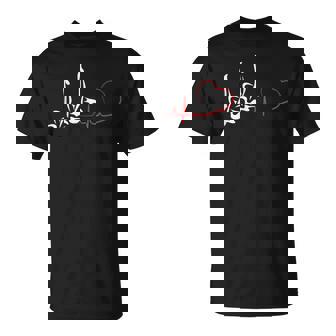 Natación Artística Heartbeat Synchro Nadador Deportes Acuáticos Camiseta unisex - Regaloses