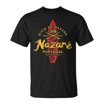 Nazaré Portugalintage Surf Camiseta unisex - Regaloses
