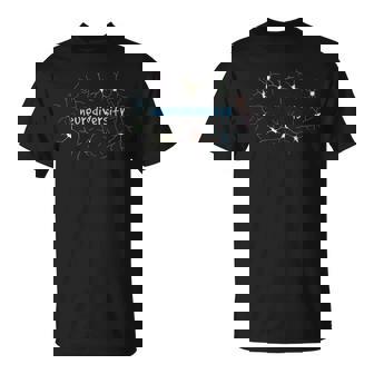 Neurodiversity Synapse Brain Nervous System Axon T-Shirt - Monsterry
