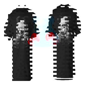 Nice Boxing Animal Costume With Boxing Gloves For Panda Fans T-Shirt - Monsterry