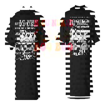 Nicu Nurse Boo Boo Crew Ghost Nicu Nurse Halloween Costume T-Shirt - Thegiftio UK