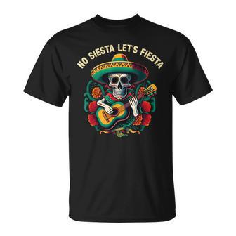 No Siesta Lass Uns Fiesta Cinco De Mayo Mexican Pride Mexico T-Shirt - Geschenkecke