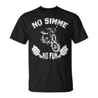 No Simme No Fun Simson Sr50 T-Shirt - Geschenkecke