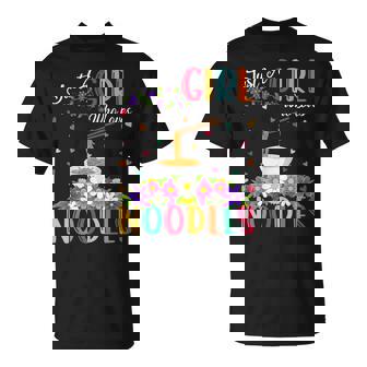 Noodle Fast Food Lover Just A Girl Who Loves Noodles T-Shirt - Thegiftio UK