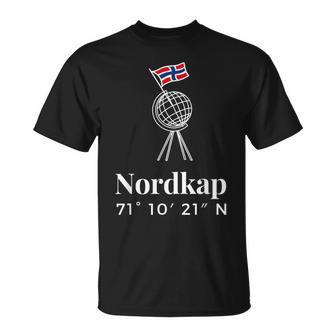 Nordkap Coordinates T-Shirt - Geschenkecke