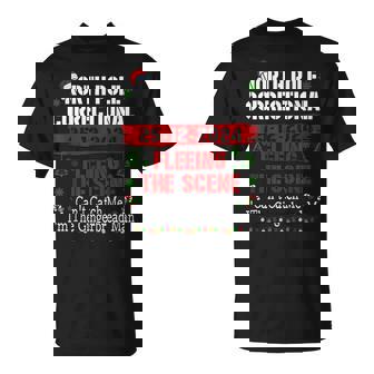 North Pole Correctional Fleeing The Scene Can't Catch Me T-Shirt - Thegiftio