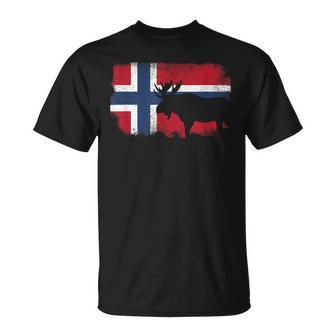 Norwegian Flag Noreg Norge Scandinavia Norway T-Shirt - Geschenkecke