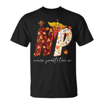 Np Nurse Practitioner Hospital Nurse Nursing Thanksgiving T-Shirt - Monsterry