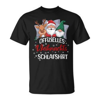 Offizielles Weihnachts Schlaf Lustig Familie Pyjama T-Shirt - Geschenkecke