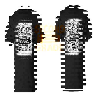 Oh Hey Second Grade Leopard Pencil Back To School Teacher T-Shirt - Monsterry