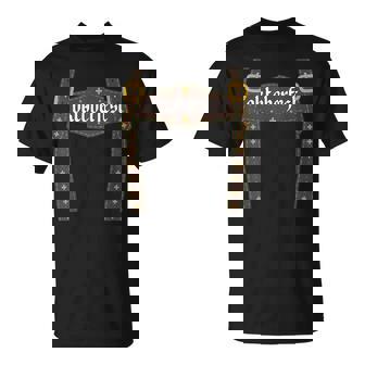 Oktoberfest Lederhosen Costume Per Uomo Festival Tedesco Maglietta - Novitaregali