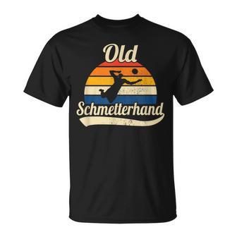 Old Butterhand Retro Beacholleleyball S T-Shirt - Geschenkecke