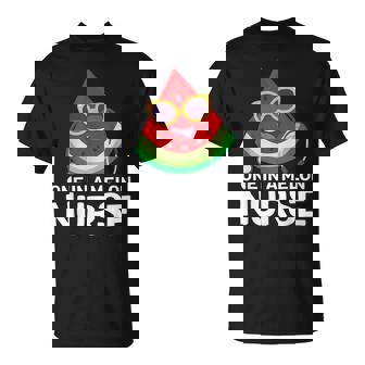 One In A Melon Nurse Summer Rn Watermelon Nursing T-Shirt - Monsterry