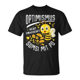 Optimismus Heißterversus Sumsi Mit Po Biene Honey Beekeeper T-Shirt - Geschenkecke