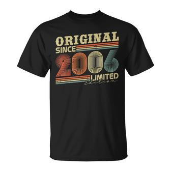 Original Depuis 2006Intage Cadeau D'anniversaire 18 Ans T-Shirt - Cadeauxyz
