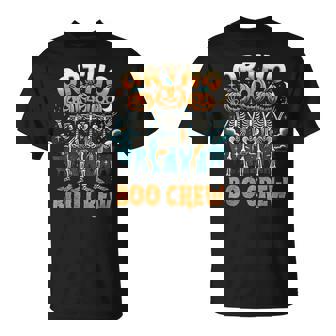 Ortho Squad Spooky Ortho Orthopedic Halloween Boo Crew T-Shirt - Monsterry