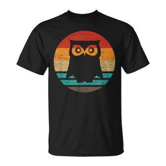 Owl Retro Styleintage T-Shirt - Geschenkecke