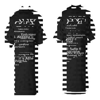 Oyey Diccionario Definición Camiseta unisex - Regaloses