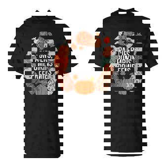 Pacifiers Pumpkins And Preemies Thanksgiving Nicu Nurse T-Shirt - Thegiftio UK