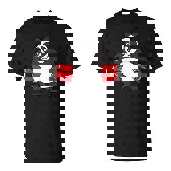 Panda Boxer Boxing Animal T-Shirt - Monsterry