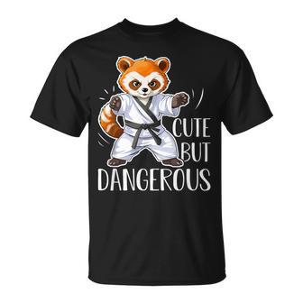 Panda Rouge Mignon Mais Dangereux T-Shirt - Cadeauxyz