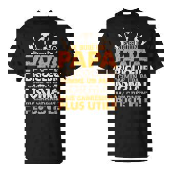 Papa Bricoleur Utile Homme Bricolage Idée Humour Papa T-Shirt - Cadeauxyz
