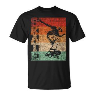 Patineta Retro Skate Skater Skater Skater Camiseta unisex - Regaloses