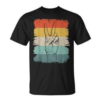 Peace Retro T-Shirt - Geschenkecke