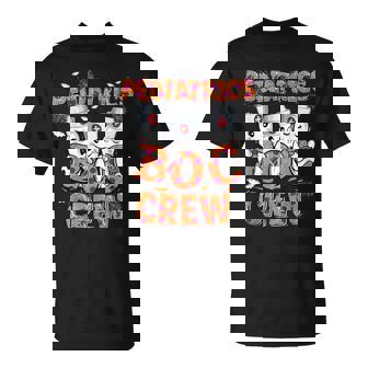 Pediatric Nurse Halloween Pediatric Boo Crew T-Shirt - Thegiftio UK