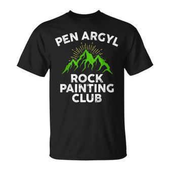 Pen Argyl Rock Painting Club High School Football Memories T-Shirt - Monsterry UK