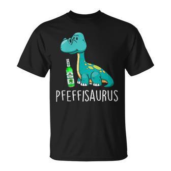 Pfeffisaurus Dino Peppermint Liqueur Running Party S T-Shirt - Geschenkecke