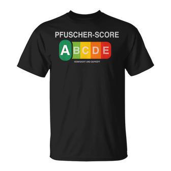 Pfuscher Score T-Shirt - Geschenkecke