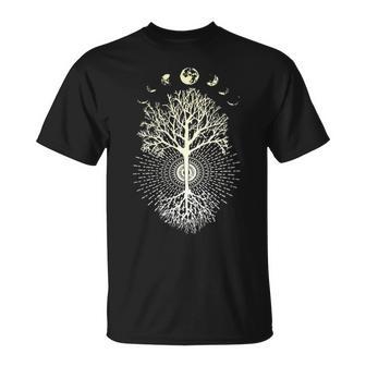 Phases De L'arbre Deie Lunaire T-Shirt - Cadeauxyz