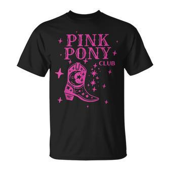 Pink Boots Cowgirl Western Pony Club T-Shirt - Monsterry DE