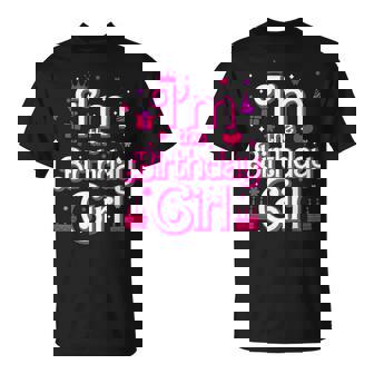 Pink Doll Im The Birthday Girl Doll Family Party Decorations T-Shirt - Monsterry