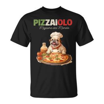 Pizzaiolo Mejor Del Mundo Perro Pizzero Camiseta unisex - Regaloses