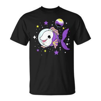 Poisson De L'espace Non Binaire Non Binaire T-Shirt - Cadeauxyz