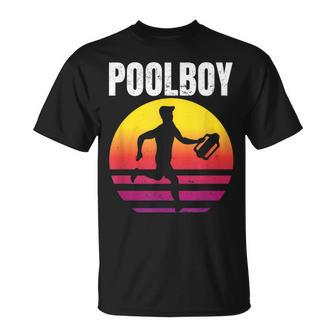 Poolboy Bademeister Lifeguard Swimming Pool Indoor Pool T-Shirt - Seseable