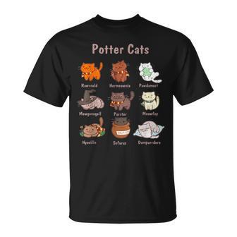 Potter Cats For Cat Lovers T-Shirt - Geschenkecke