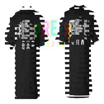 Pre-K Dream Team Teacher Squad Back To School Fun Girl Boy T-Shirt - Monsterry