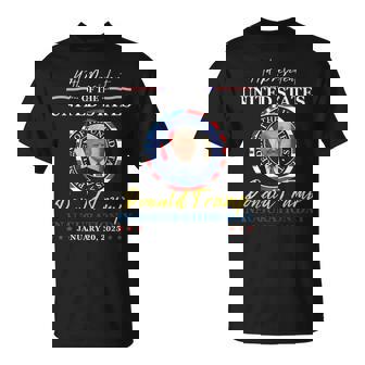 President Donald Trump Inauguration Day 2025 Memorabilia T-Shirt | Mazezy