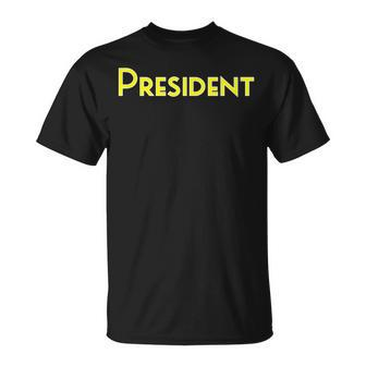President School College Corporate Concert Event Clothing T-Shirt - Monsterry DE