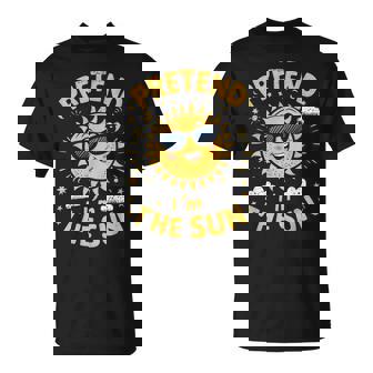 Pretend I'm The Sun Lazy Halloween Matching Costume T-Shirt - Seseable