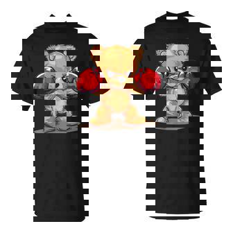 Pretty Teddy Bear Costume For Boxing Lovers T-Shirt - Thegiftio