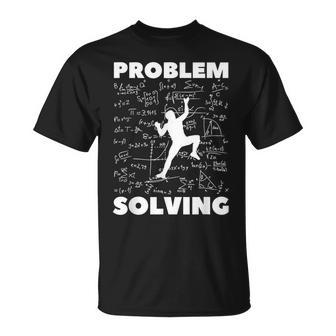 Problem Solving Climber Climbing Bouldering Pun T-Shirt - Geschenkecke