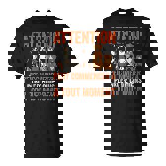 Propriétaire De Chien Drôle Commencer À Parler De Chiens T-Shirt - Cadeauxyz