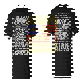 Proud Daughter Of A Veteran Veterans Day Veteran's Daughter T-Shirt - Thegiftio UK