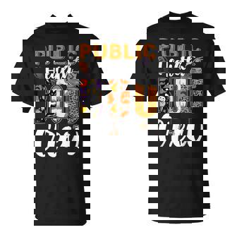 Public Health Boo Crew Halloween Matching Nurse T-Shirt - Thegiftio UK